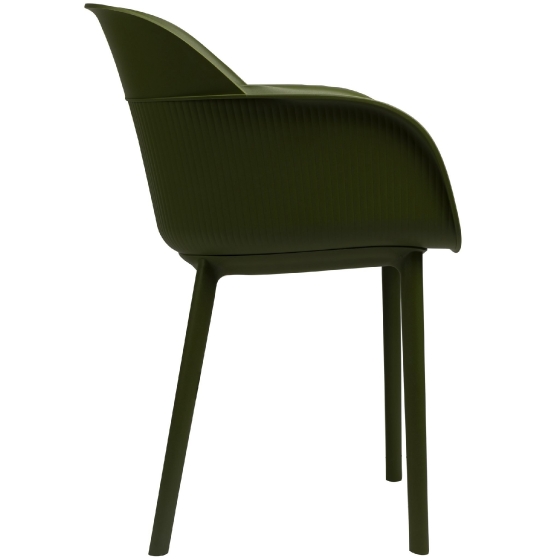 Fauteuil Bridge Shelia • Polypropylène résistant aux UV avec fibre de verre jardin terrasse gar kifé kebab 
