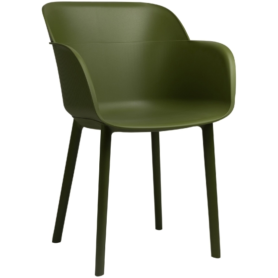 Fauteuil Bridge Shelia • Polypropylène résistant aux UV avec fibre de verre jardin terrasse gar kifé kebab 