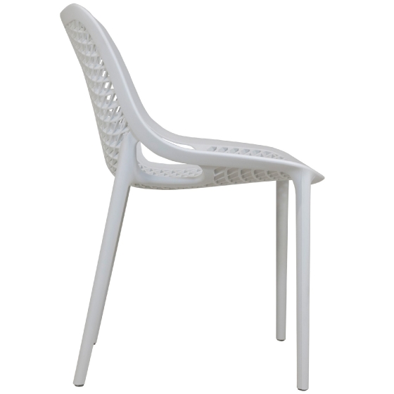 Chaise Tahiti jardin terrasse bar restaurant terrasse • Polypropylène avec fibre de verre• Empilable