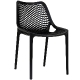 Chaise Tahiti jardin terrasse bar restaurant terrasse • Polypropylène avec fibre de verre• Empilable