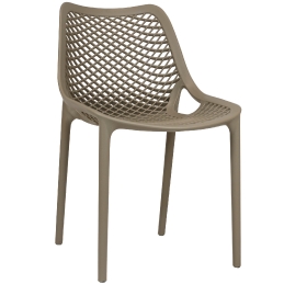 Chaise Tahiti jardin terrasse bar restaurant terrasse • Polypropylène avec fibre de verre• Empilable