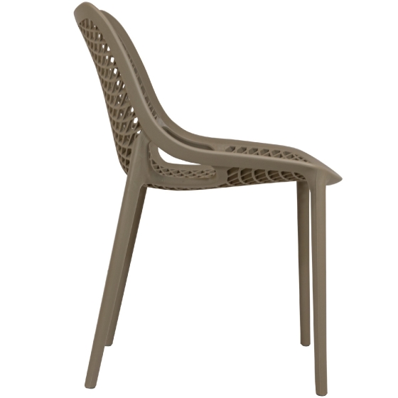 Chaise Tahiti jardin terrasse bar restaurant terrasse • Polypropylène avec fibre de verre• Empilable
