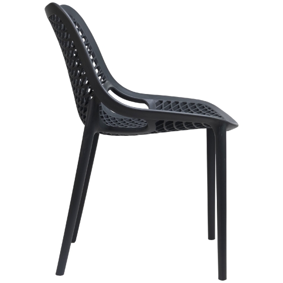 Chaise Tahiti jardin terrasse bar restaurant terrasse • Polypropylène avec fibre de verre• Empilable