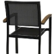 Fauteuil Bridge Medi • Aluminium 22*22*1,8 mm• Revêtement en poudre• Résistant aux UV• Tissage plat en PE• Accoudoirs en teck• E