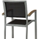 Fauteuil Bridge Medi • Aluminium 22*22*1,8 mm• Revêtement en poudre• Résistant aux UV• Tissage plat en PE• Accoudoirs en teck• E
