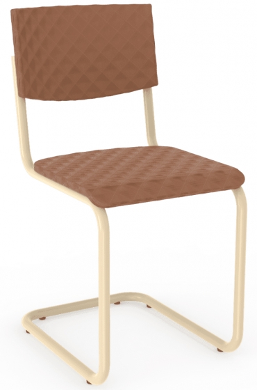 Chaise 229 Adico Structure: acier chromé, acier laqué; Assise: garnie, cuir, aux choix; Couleur: aux choix personnalisable avec,