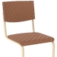 Chaise 229 Adico Structure: acier chromé, acier laqué; Assise: garnie, cuir, aux choix; Couleur: aux choix personnalisable avec,