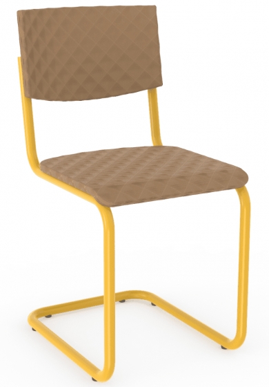 Chaise 229 Adico Structure: acier chromé, acier laqué; Assise: garnie, cuir, aux choix; Couleur: aux choix personnalisable avec,