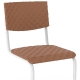 Chaise 229 Adico Structure: acier chromé, acier laqué; Assise: garnie, cuir, aux choix; Couleur: aux choix personnalisable avec,