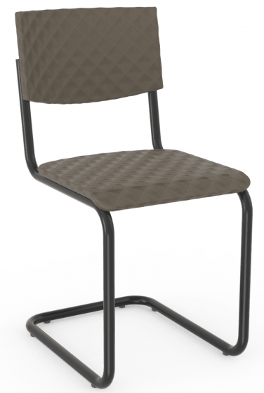 Chaise 229 Adico Structure: acier chromé, acier laqué; Assise: garnie, cuir, aux choix; Couleur: aux choix personnalisable avec,