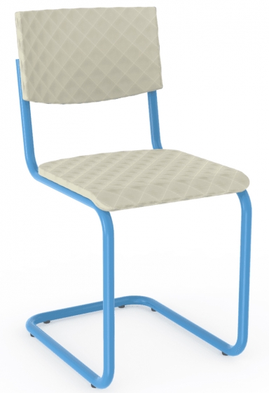 Chaise 229 Adico Structure: acier chromé, acier laqué; Assise: garnie, cuir, aux choix; Couleur: aux choix personnalisable avec,