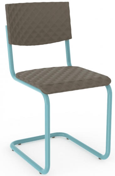 Chaise 229 Adico Structure: acier chromé, acier laqué; Assise: garnie, cuir, aux choix; Couleur: aux choix personnalisable avec,