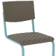 Chaise 229 Adico Structure: acier chromé, acier laqué; Assise: garnie, cuir, aux choix; Couleur: aux choix personnalisable avec,