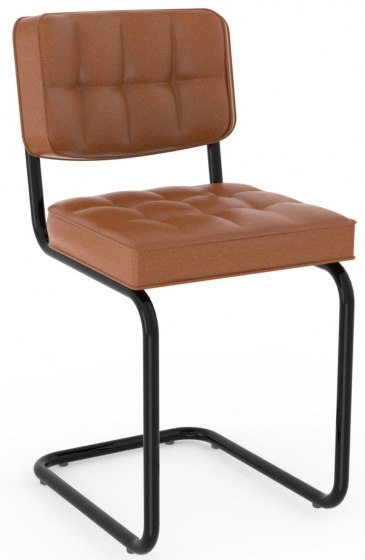 Chaise 229 Adico Structure: acier chromé, acier laqué; Assise: garnie, cuir, aux choix; Couleur: aux choix personnalisable avec,