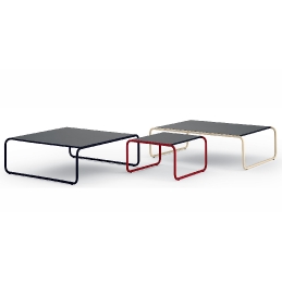 Table basse 120 Adico Structure: acier chromé, acier laqué; Couleur: aux choix personnalisable; Plateau: medium, laqué plateau, 