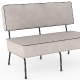 Banquette 745 Adico Dossier: garni; Structure: acier laqué; Assise: garnie; Couleur: aux choix personnalisable pour, design, con