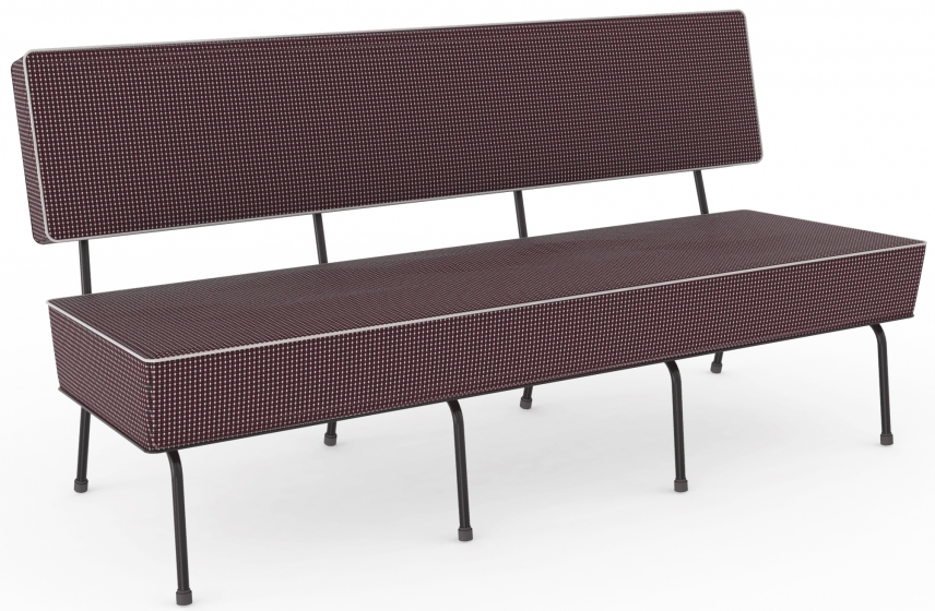 Banquette 745 Adico Dossier: garni; Structure: acier laqué; Assise: garnie; Couleur: aux choix personnalisable pour, design, con