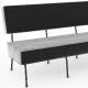 Banquette 745 Adico Dossier: garni; Structure: acier laqué; Assise: garnie; Couleur: aux choix personnalisable pour, design, con