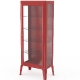 Meuble rangement Vitrine 211 Adico Structure: acier laqué; Couleur: aux choix personnalisable pour, étagères, porte, avec, vitri