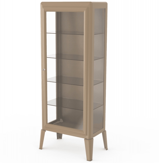 Meuble rangement Vitrine 211 Adico Structure: acier laqué; Couleur: aux choix personnalisable pour, étagères, porte, avec, vitri