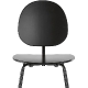 Chaise 704 Adico Dossier: bois, bois multiplis; Structure: acier laqué; Assise: bois, bois multiplis; Couleur: aux choix personn