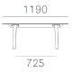 largeur 119 cm