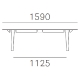 largeur 159 cm